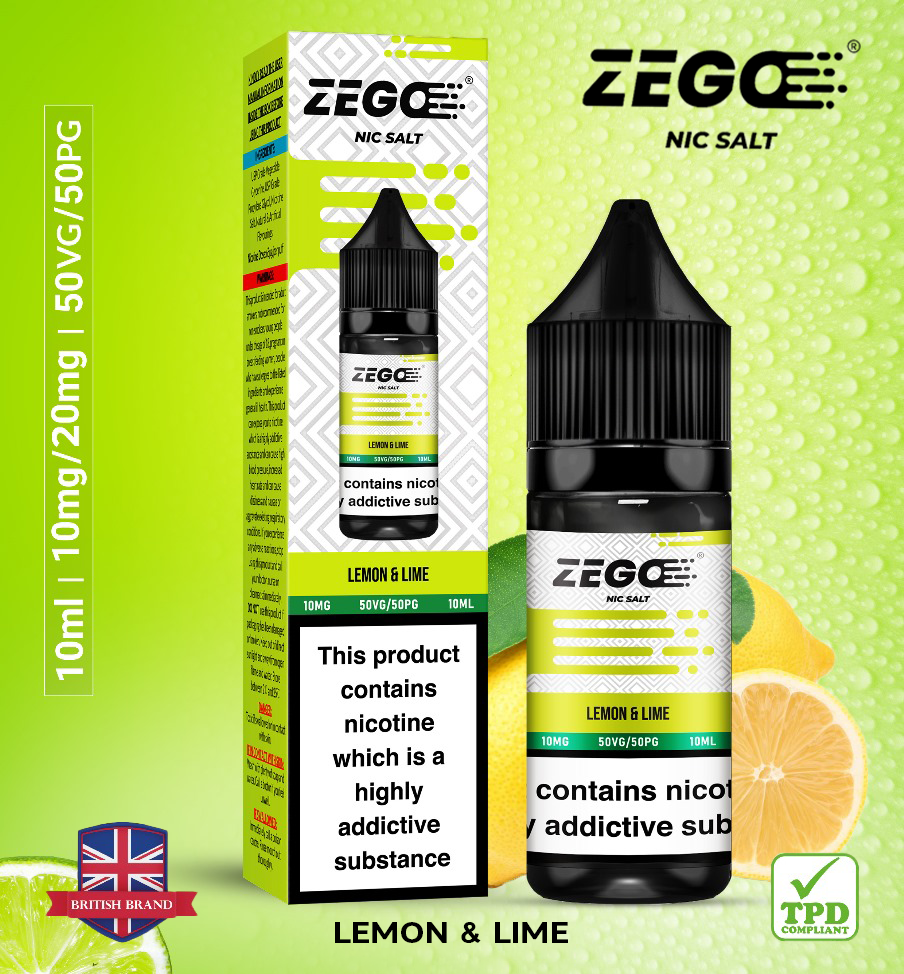 Zego Lemon Lime Nic Salt Vape Juice