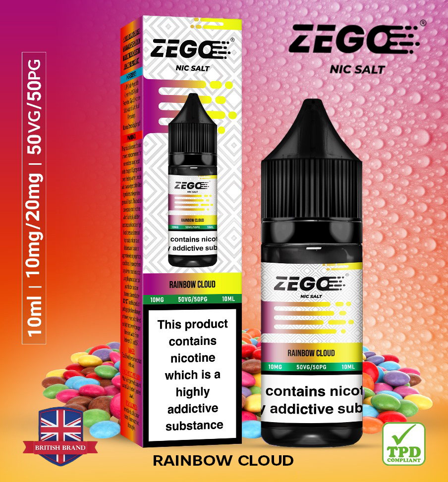 Zego Rainbow Cloud Nic Salt Vape Juice