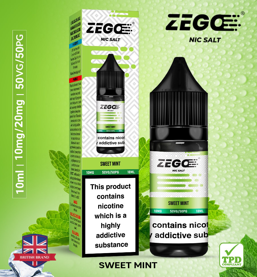 Zego Sweet Mint Nic Salt Vape Juice