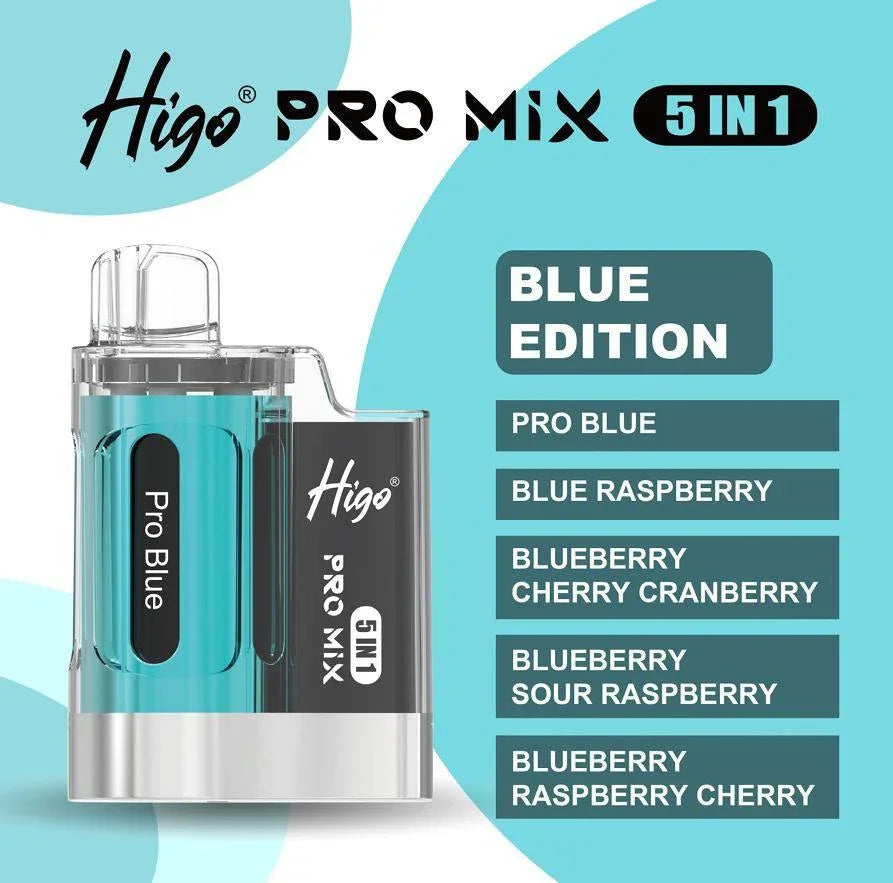Higo Pro Mix 5 in 1 Disposable Vape - Vapours Deal Ltd