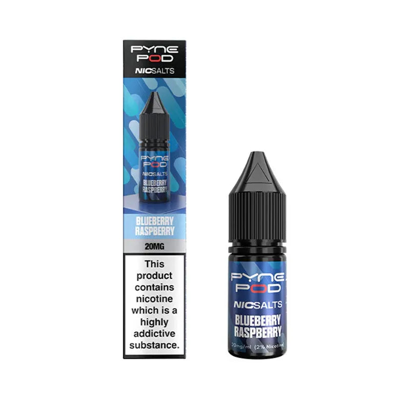 10ml Blueberry Raspberry E-Liquid By Pyne Pod Nic Salts
