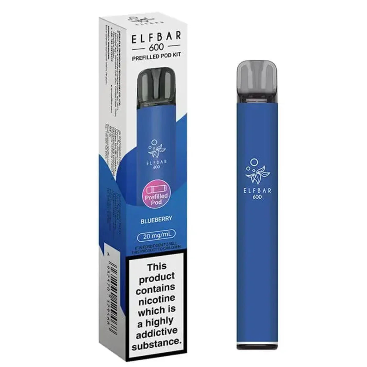 Elf Bar 600 Prefilled Pod Kit - Box of 10 | Only 29.99