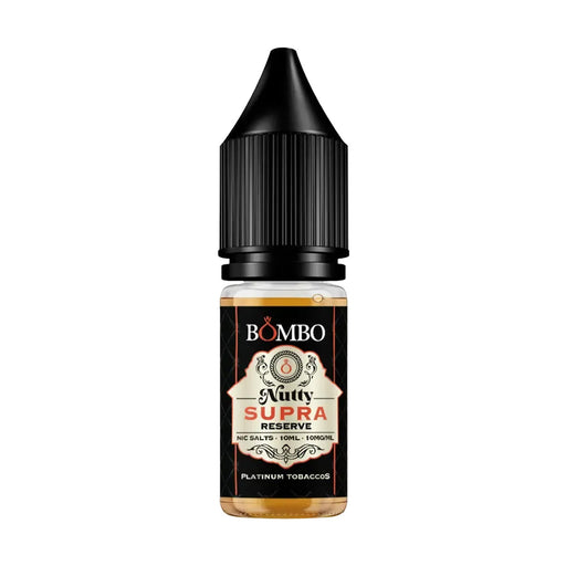 nutty vape flavors Bombo Nutty Supra Reserves Nic Salt Vape Juice