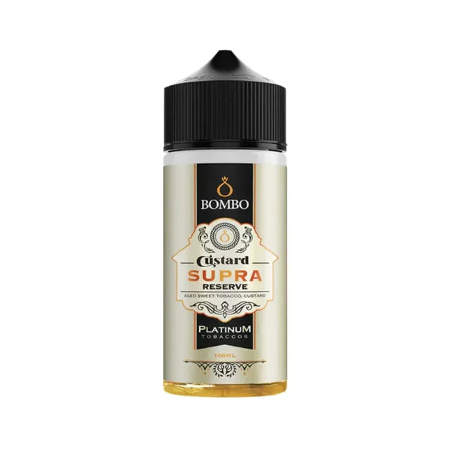 Bombo Custard Supra Reserve 100ml E-Liquid Shortfill