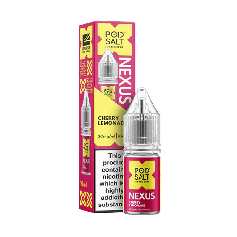 Cherry Lemonade Nic Salt 10ml By Pod Salt Nexus