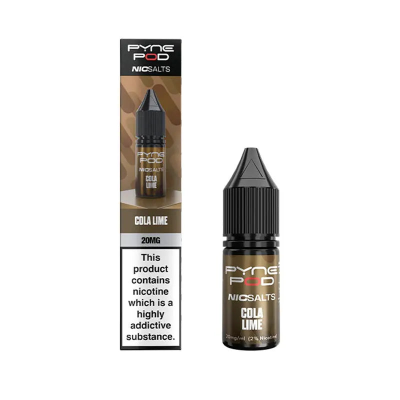 10ml Cola Lime E-Liquid By Pyne Pod Nic Salts