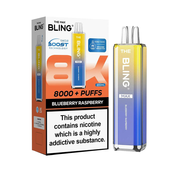 The Crystal Bling Max 8000 Prefilled Vape Kit