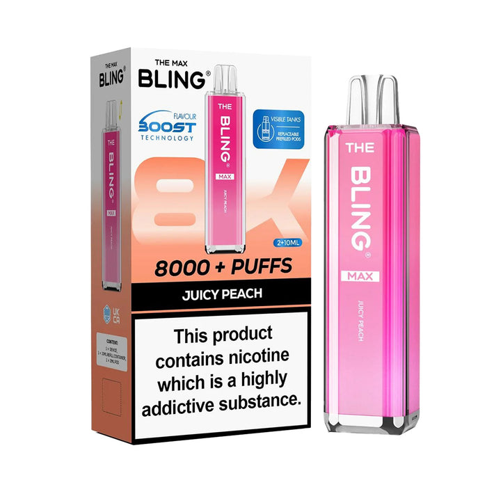 The Crystal Bling Max 8000 Prefilled Vape Kit