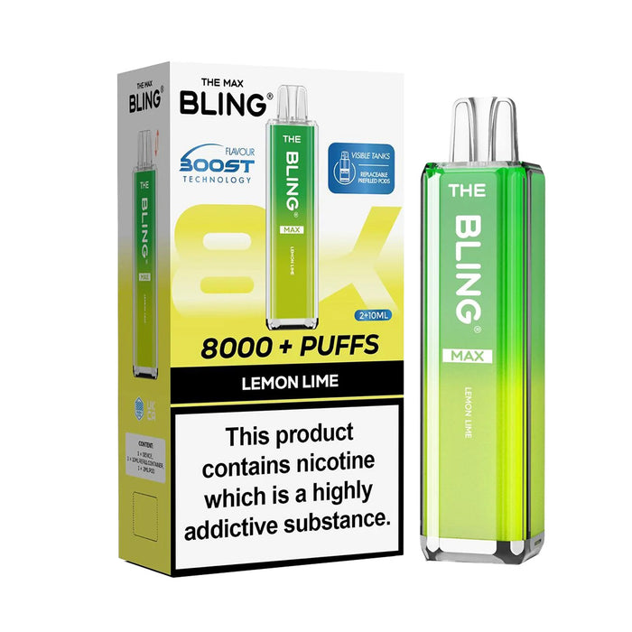 The Crystal Bling Max 8000 Prefilled Vape Kit