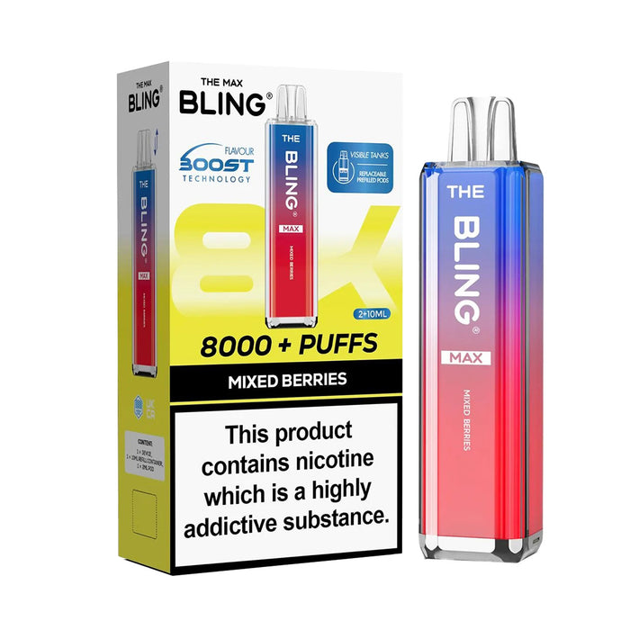 The Crystal Bling Max 8000 Prefilled Vape Kit
