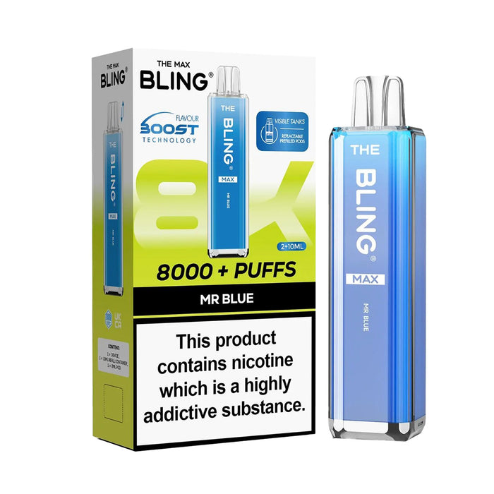 The Crystal Bling Max 8000 Prefilled Vape Kit