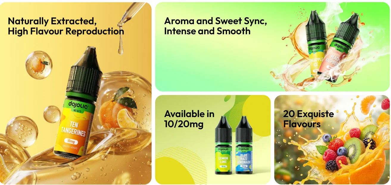 DOJOLIQ  VAPE JUICE HIGHLIGHTS