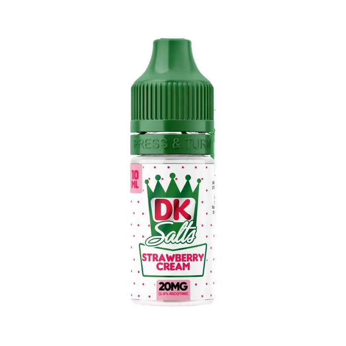 Donut King DK Strawberry Cream Nic Salt Vape Juice - 10 Pack