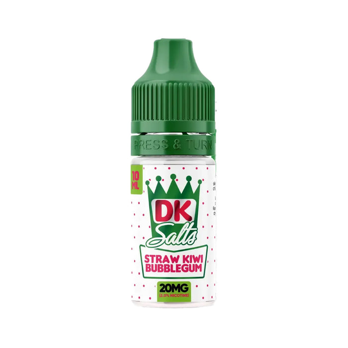 Donut King DK Strawberry Kiwi Bubblegum Nic Salt Vape Juice - 10 Pack