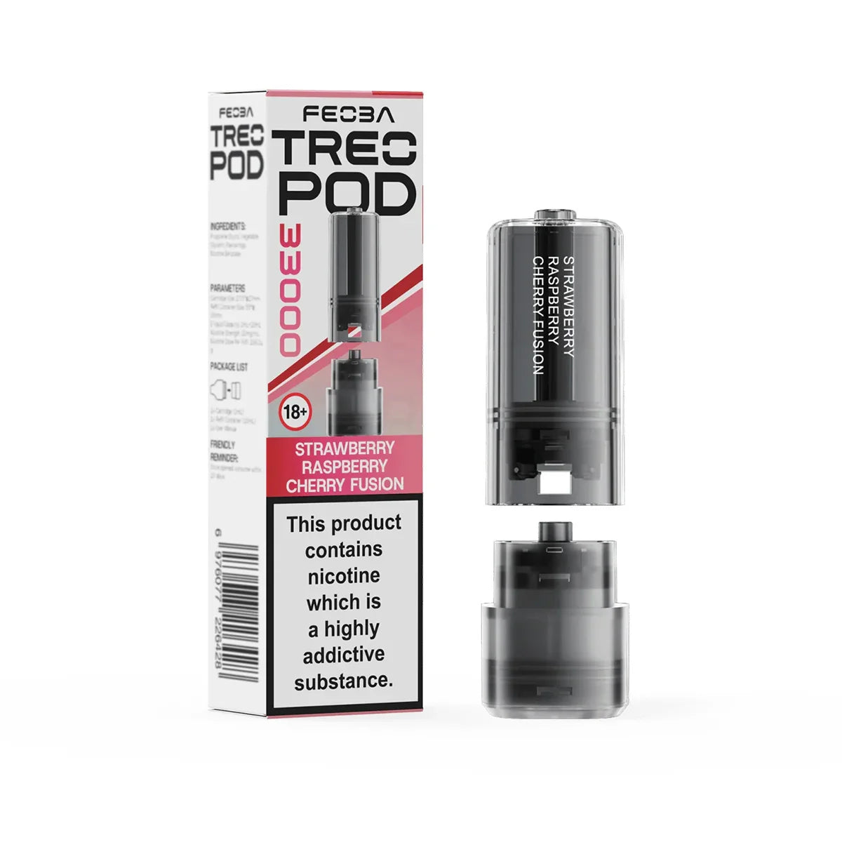 feoba treo 33k prefilled vape kit Feoba Treo 33K Prefilled Pods  Royal Vapes