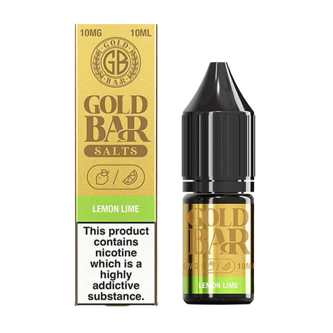 Gold Bar Lemon & Lime Nic Salt vape Juice