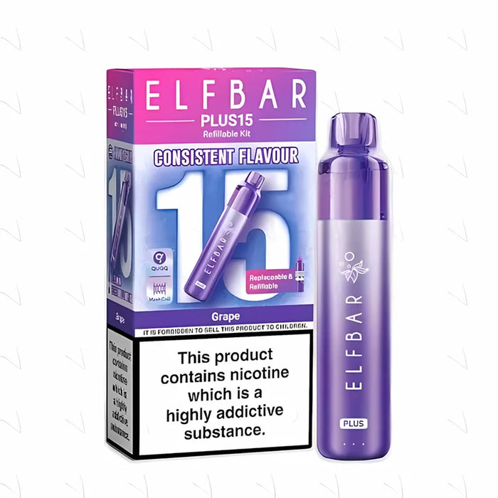 Elf Bar Plus 15 Prefilled Pod Kit - Vapour Deal