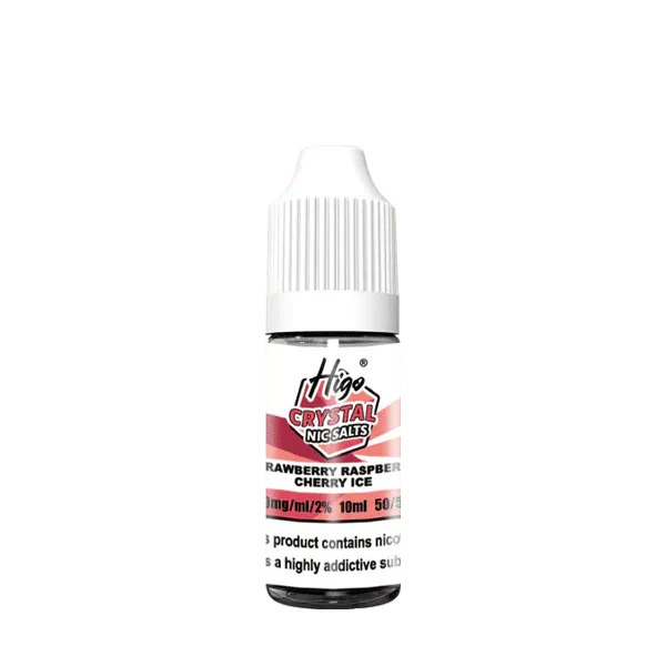 Higo crystal Strawberry Raspberry Cherry Ice Nic Salt Vape Juice