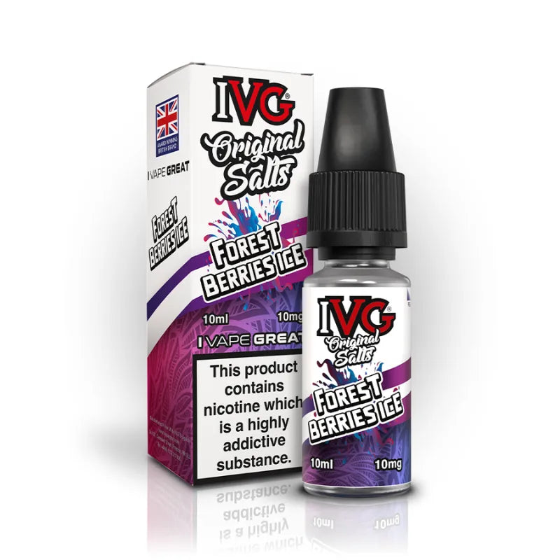 10ml Forest Berries Ice E-Liquid By IVG Original Salts