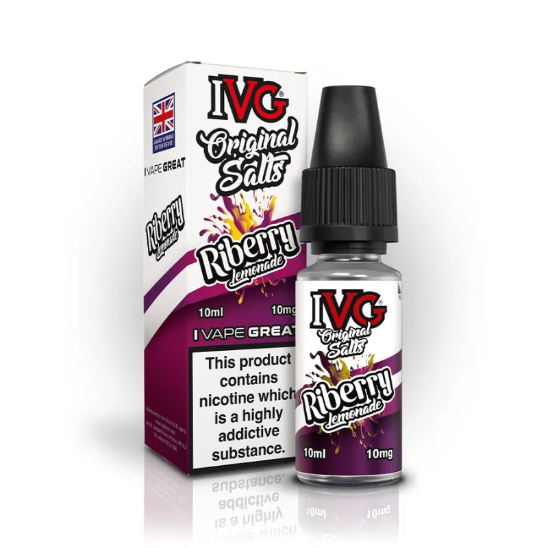 10ml Riberry Lemonade E-Liquid By IVG Original Salts
