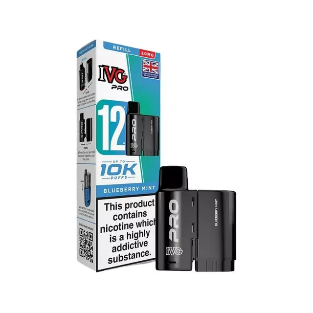 IVG Pro 12 Prefilled Replacement Pods | 5 for 25 IVG Pro 12 Prefilled Replacement Pods | 5 for 25