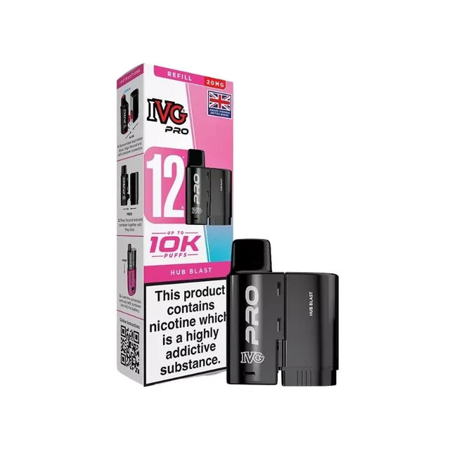 IVG Pro 12 Prefilled Replacement Pods | 5 for 25 IVG Pro 12 Prefilled Replacement Pods | 5 for 25