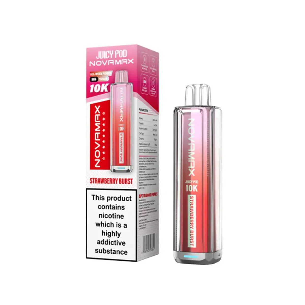 Juicy Pod Novamax 10K Prefilled Vape Kit | Only 7.49
