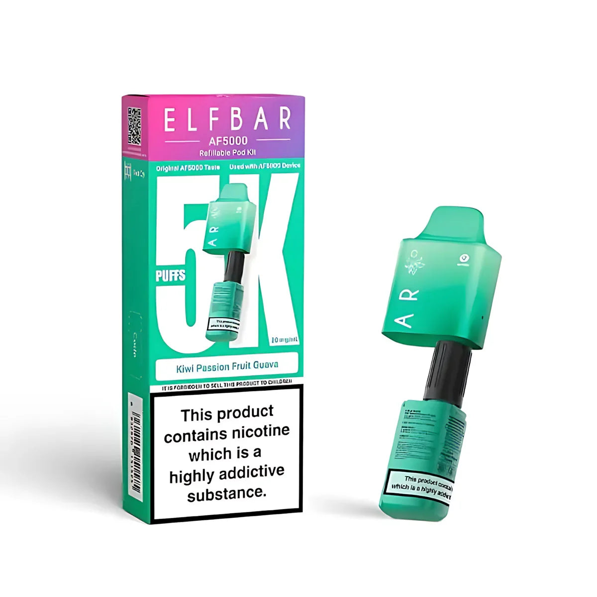 Elf Bar AF5000 Prefilled Replacement Pods - 20mg Elf Bar AF5000 Prefilled Replacement Pods - 20mg