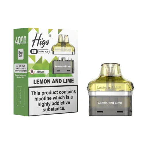 Higo BB 4000 Puffs Prefilled Pods - Box of 10