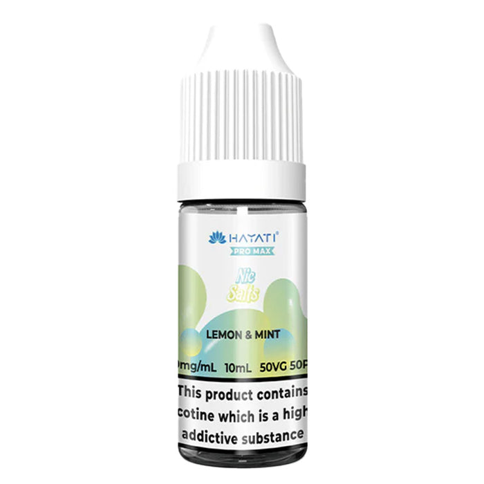 Hayati Pro Max Lemon & Mint Saltnic Vape Juice
