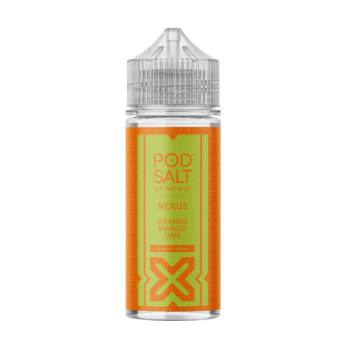 Pod Salt Orange Mango Lime 100ml Vape Juice By Nexus