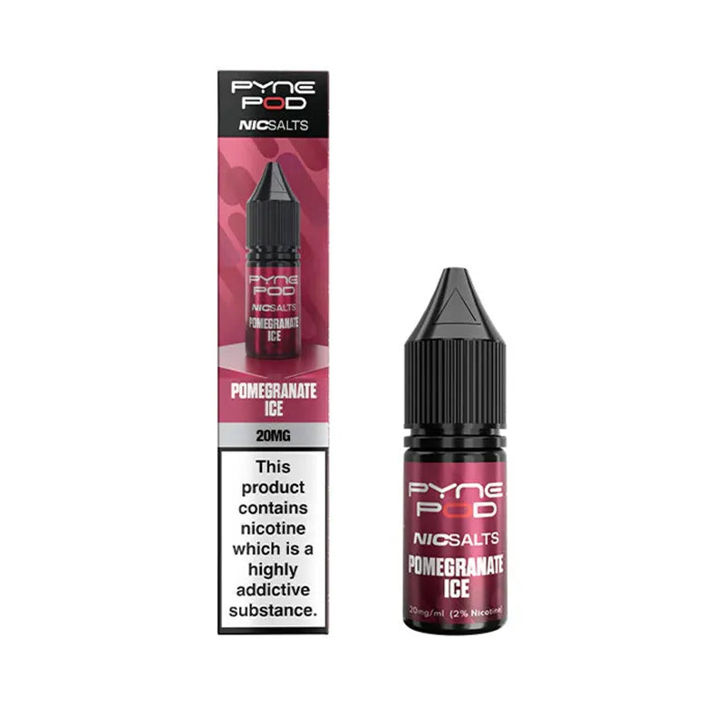 10ml Pomegranate Ice E-Liquid By Pyne Pod Nic Salts