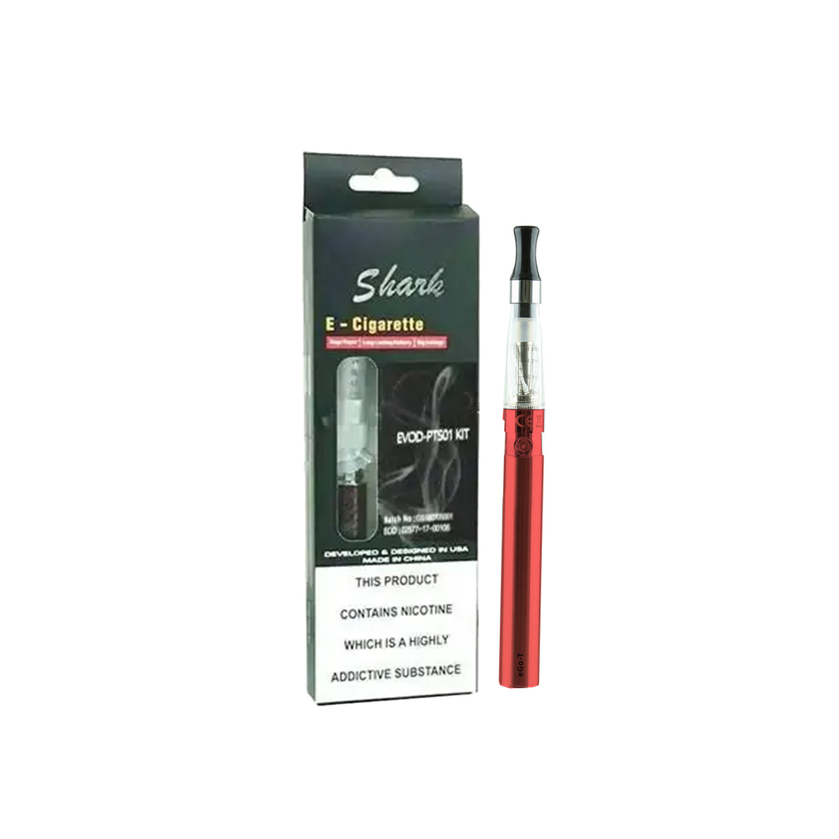 Shark Evod CE4 Vape Pen Starter Kit Blister Kit - 6.49 Shark Evod CE4 Vape Pen Starter Kit Blister Kit - 6.49