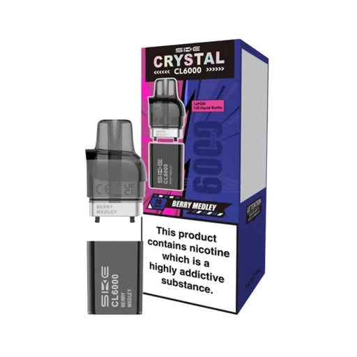 SKE Crystal CL6000 Prefilled Vape Pods - Vapour Deal LTD