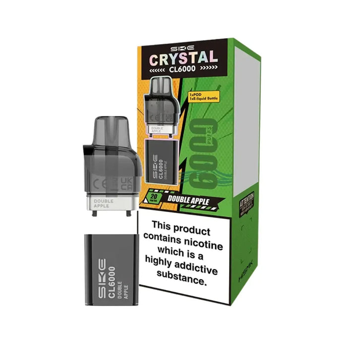 SKE Crystal CL6000 Prefilled Vape Pods - Vapour Deal LTD