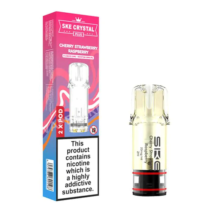 SKE Crystal Plus Replaceable Pre-Filled Pods - Vapour Deal LTD