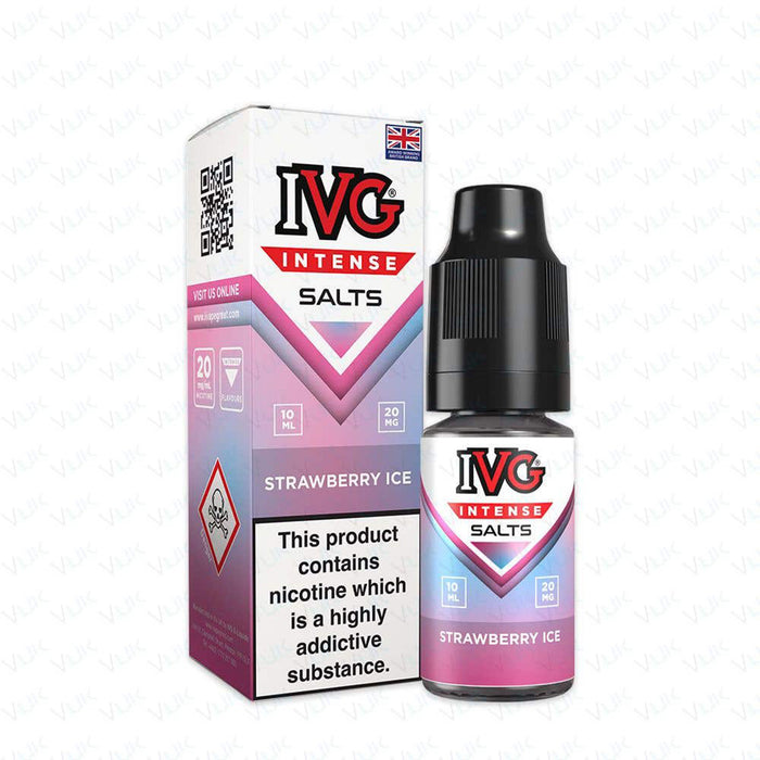 IVG Intense Strawberry Ice Saltnic Vape Juice