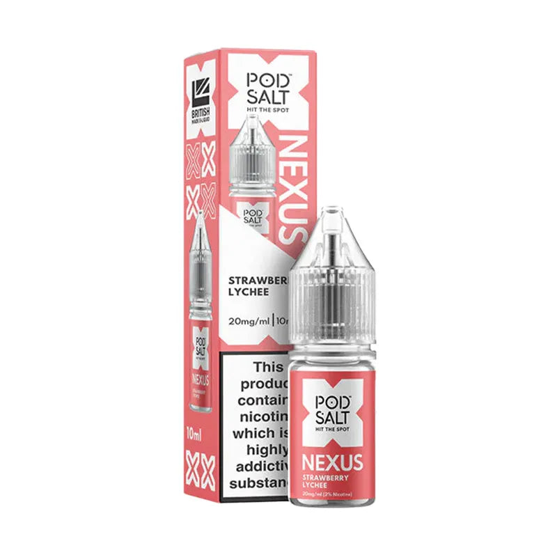 Strawberry Lychee Nic Salt 10ml By Pod Salt Nexus