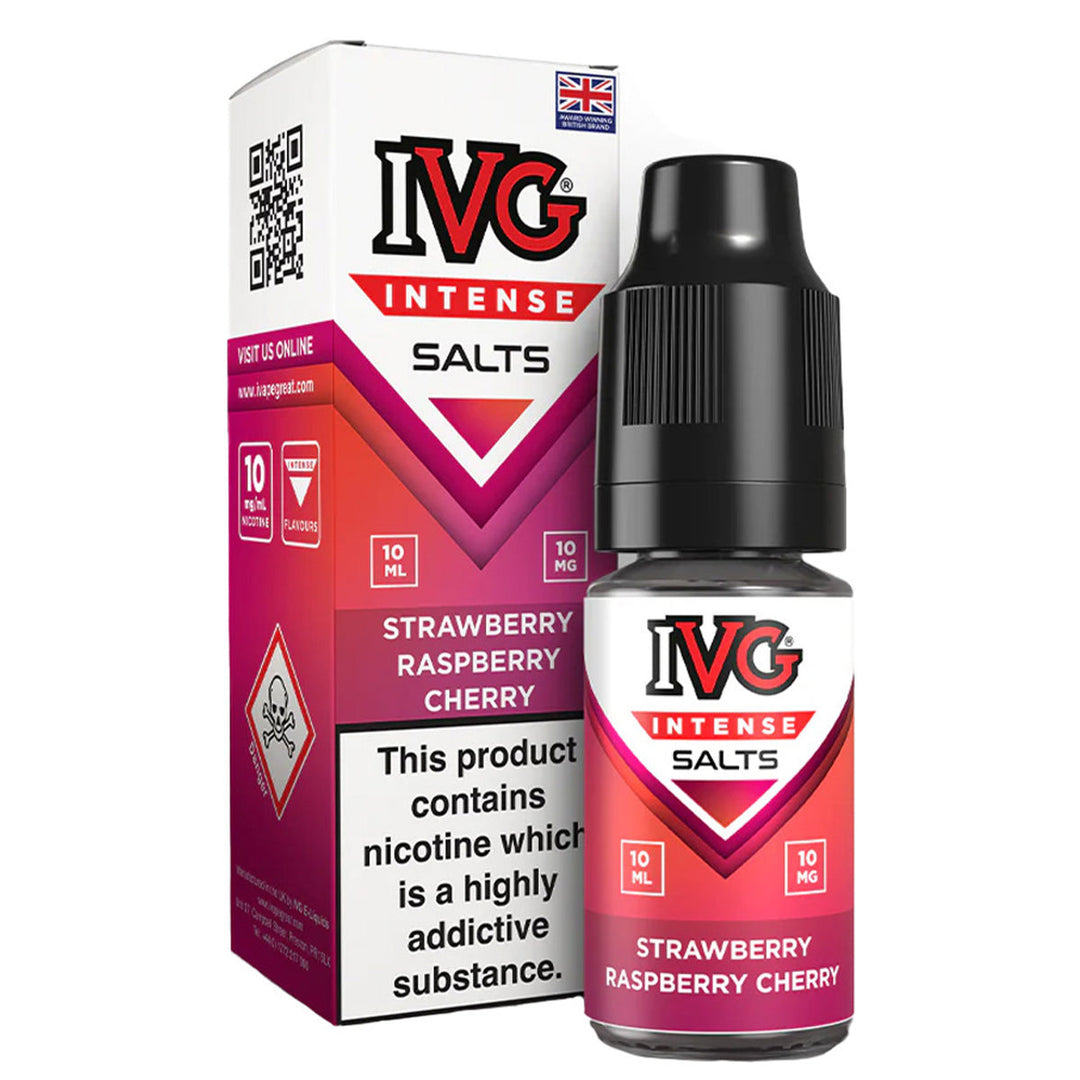 IVG Intense Strawberry Raspberry Cherry Saltnic Vape Juice