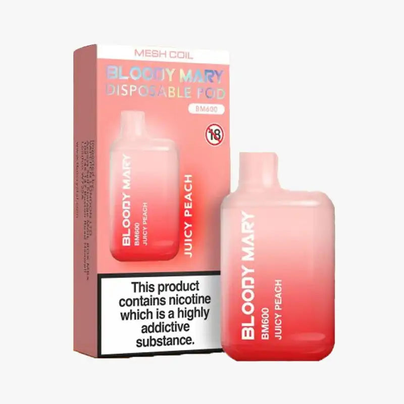 Bloody-Mary-BM600-Disposable-Vape-Juicy-Peach