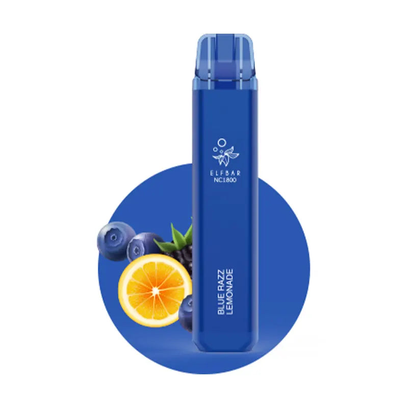ElfBar NC1800 Disposable Vape 20mg Blue Razz Lemonade
