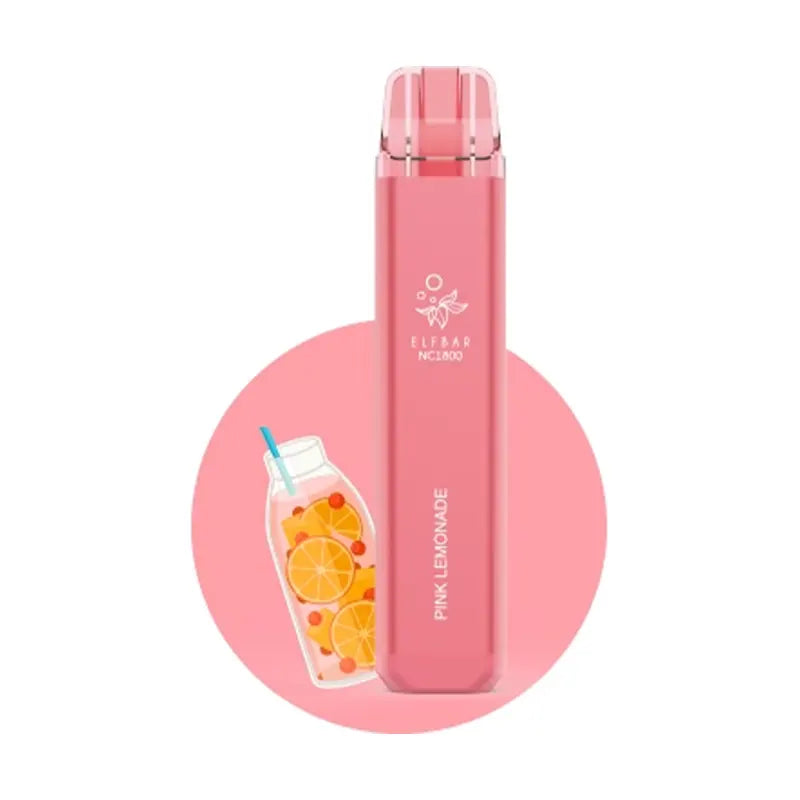 ElfBar NC1800 Disposable Vape 20mg Pink Lemonade
