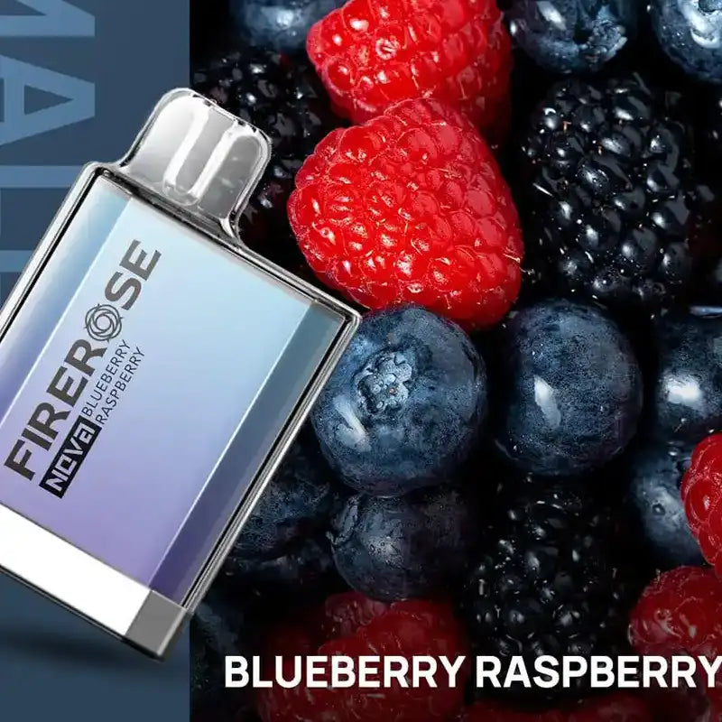 Firerose-Nova-600-Puffs-Box-of-10-Blueberry-Raspberry