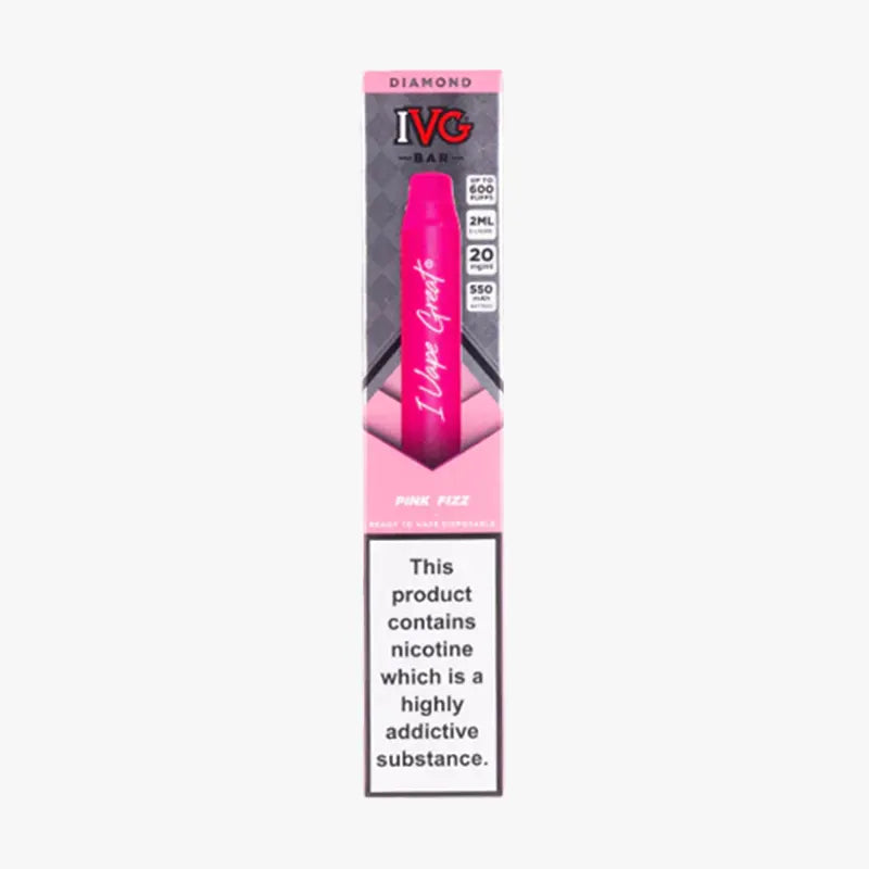 IVG Bar Diamond Disposable Vape Pink Fizz