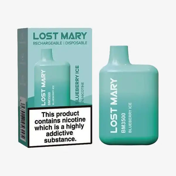 Lost Mary Blueberry Ice 3500 Puffs Disposable Pod