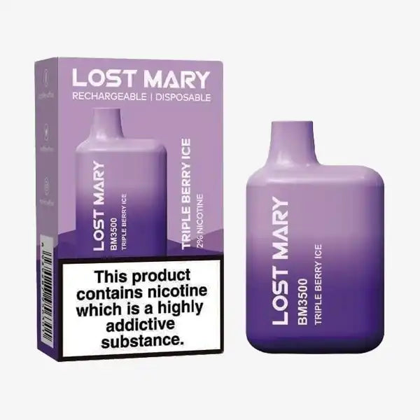 Lost Mary Triple Berry Ice 3500 Puffs Disposable Pod 
