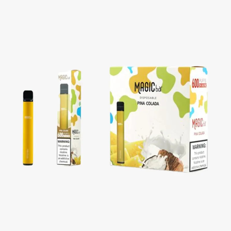 Magic Bar 600 Puffs Disposable Vape Device Pina Colada