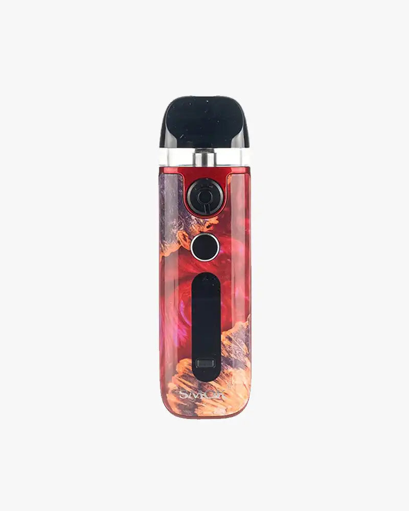 Smok-Novo-5-Vape-Pod-Kit-Red-Stab-Wood