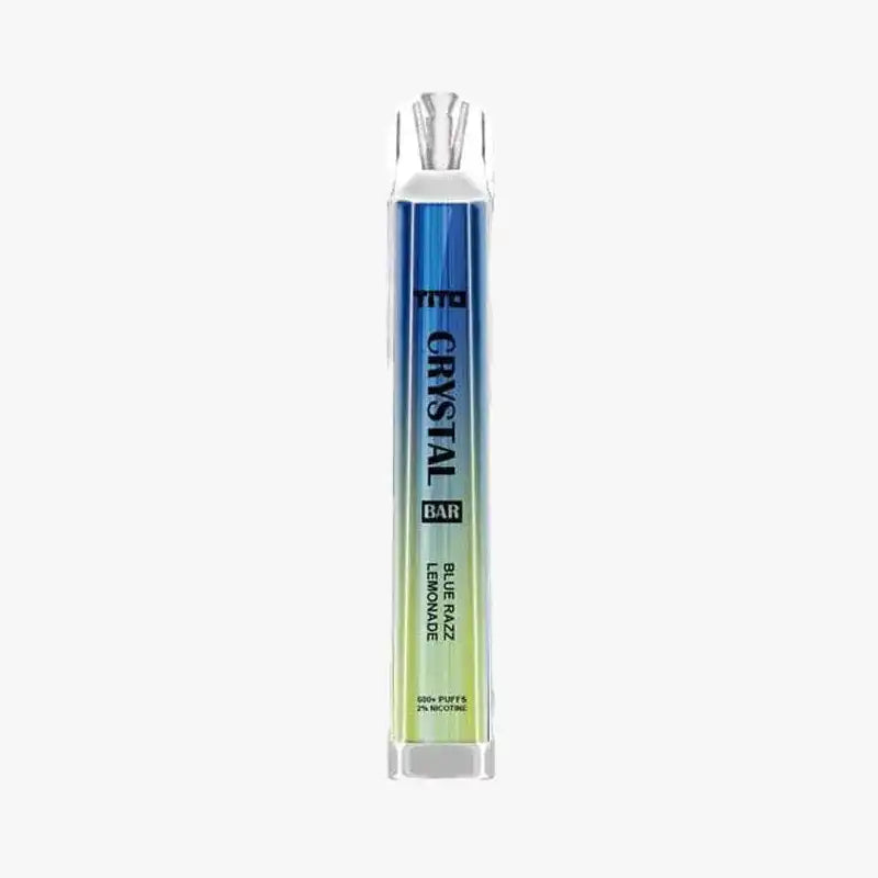 Tito-Crystal-Bar-600-Box-Of-10-Disposable-Vape-Blue-Razz-Lemonade