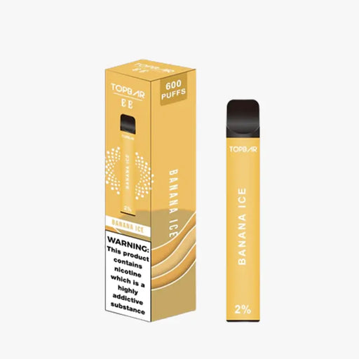 Top Bar 600 Puffs Disposable Vape Banana Ice